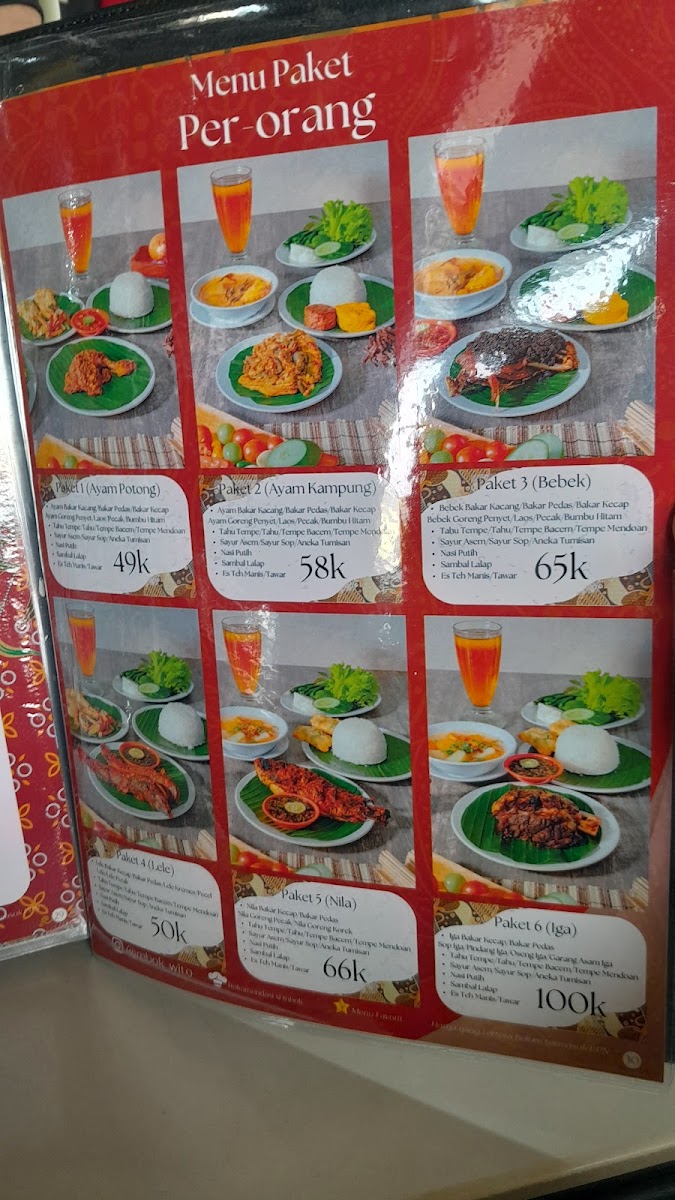 RM. Mbok Wito Pahoman Menu - Image 2